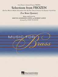 Frozen (Selections from) Brass Quintet, opt. percussion cover